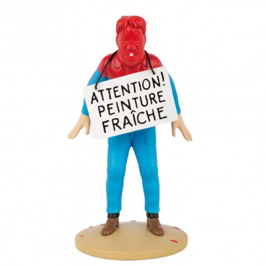 Figurine Tintin - Haddock et la peinture fraiche - secondaire-1
