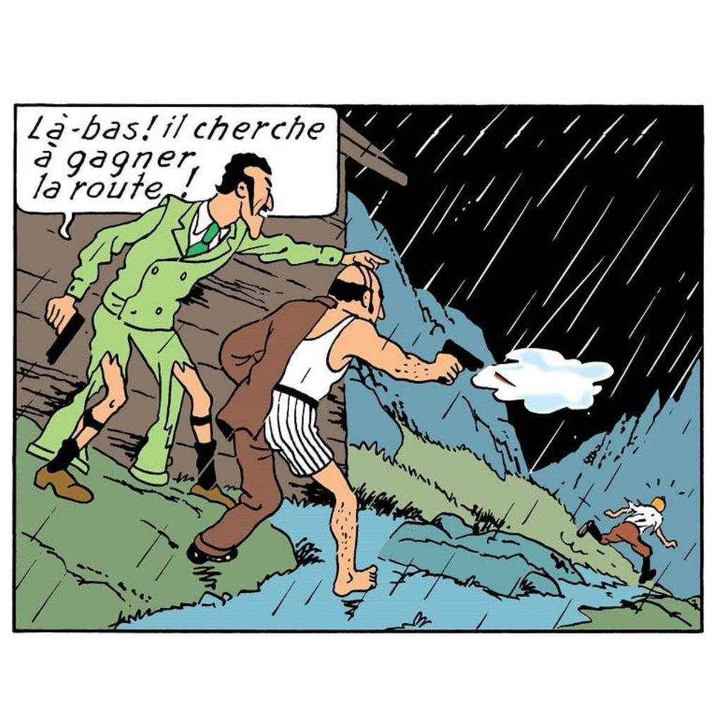 Figurine Tintin - Alonzo Perez, le cerveau - secondaire-1