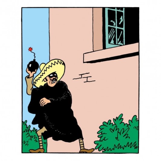 Figurine Tintin - Le caporal Diaz terroriste maladroit - secondaire-1