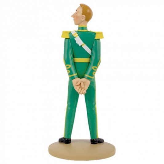 Figurine de collection Tintin, Hergé en officier de la cour Syldave 13cm - secondaire-2