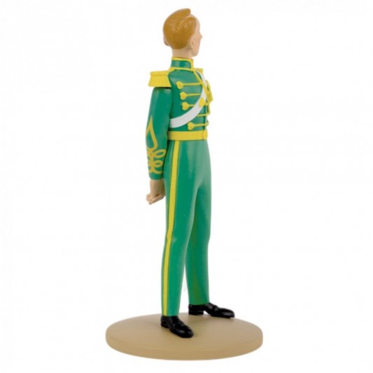 Figurine de collection Tintin, Hergé en officier de la cour Syldave 13cm - secondaire-3