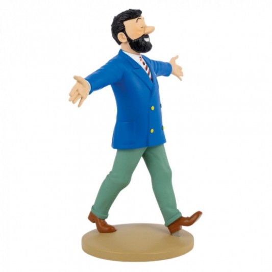Figurine de collection Tintin, Haddock en veston bleu 13cm - secondaire-2