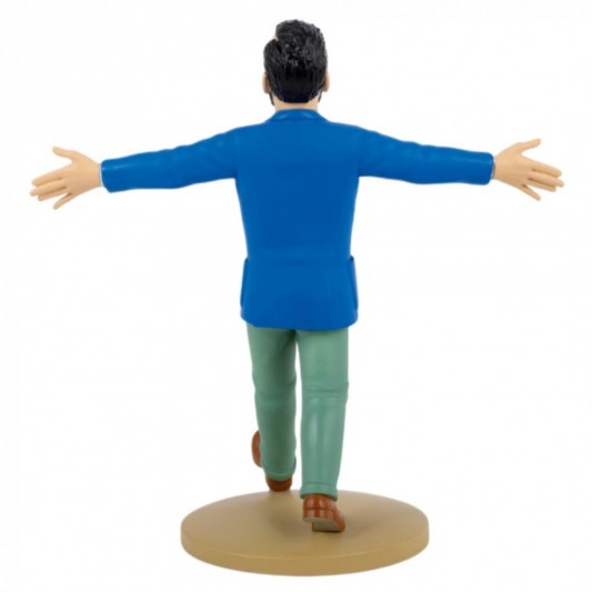 Figurine de collection Tintin, Haddock en veston bleu 13cm - secondaire-3