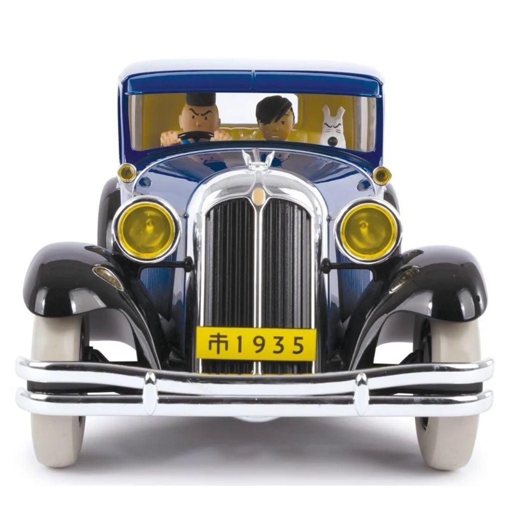 Véhicule de Collection Tintin au 1/12 - La Chrysler de Nanking - Le Lotus Bleu - secondaire-1