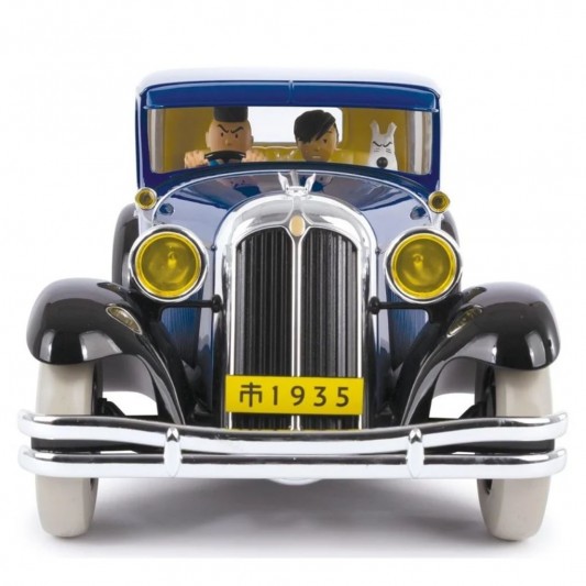 Véhicule de Collection Tintin au 1/12 - La Chrysler de Nanking - Le Lotus Bleu - secondaire-1