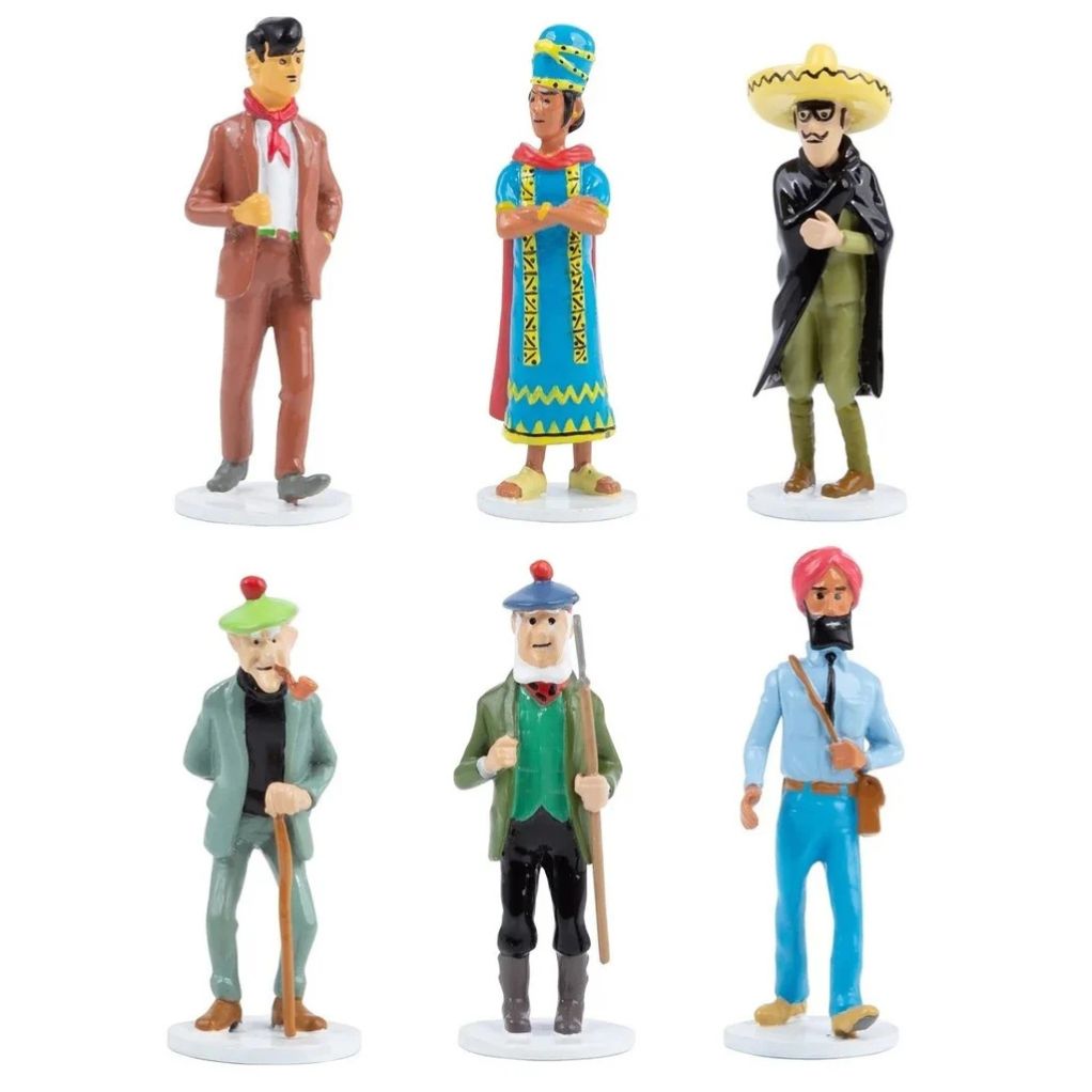 Figurine Tintin - Huascar - carte de voeux 1972 - secondaire-1