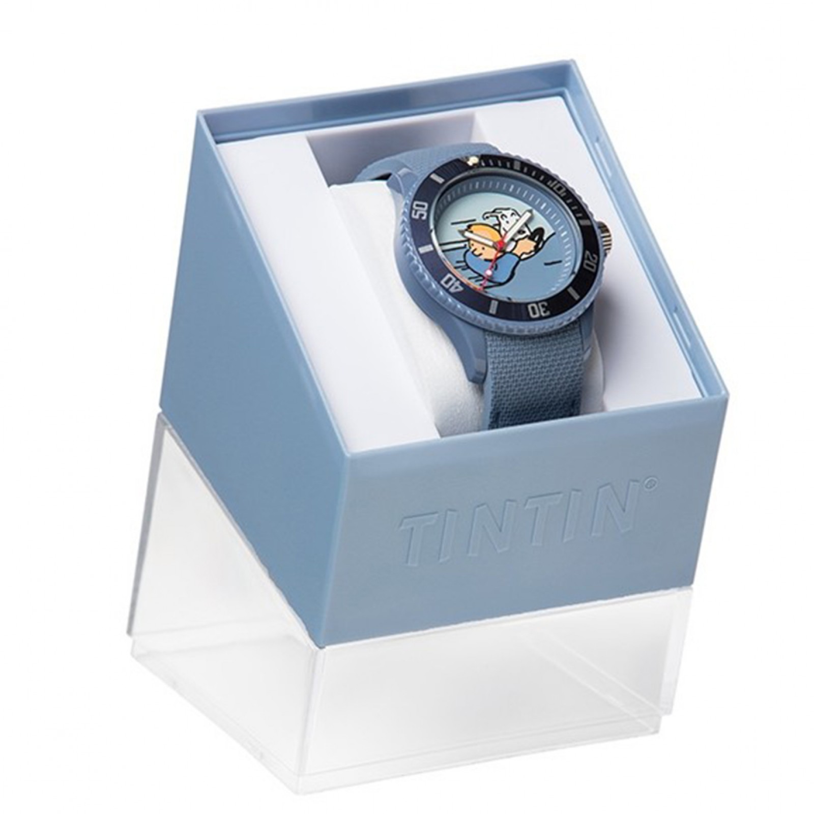 Watch - Tintin Soviet M 015309, blue, 015309 : Amazon.de: Fashion