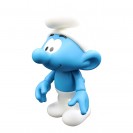 Figurine Les Schtroumpfs - Schtroumpf Blanc et Bleu Flocked - secondaire-1