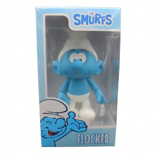Figurine Les Schtroumpfs - Schtroumpf Blanc et Bleu Flocked - secondaire-6