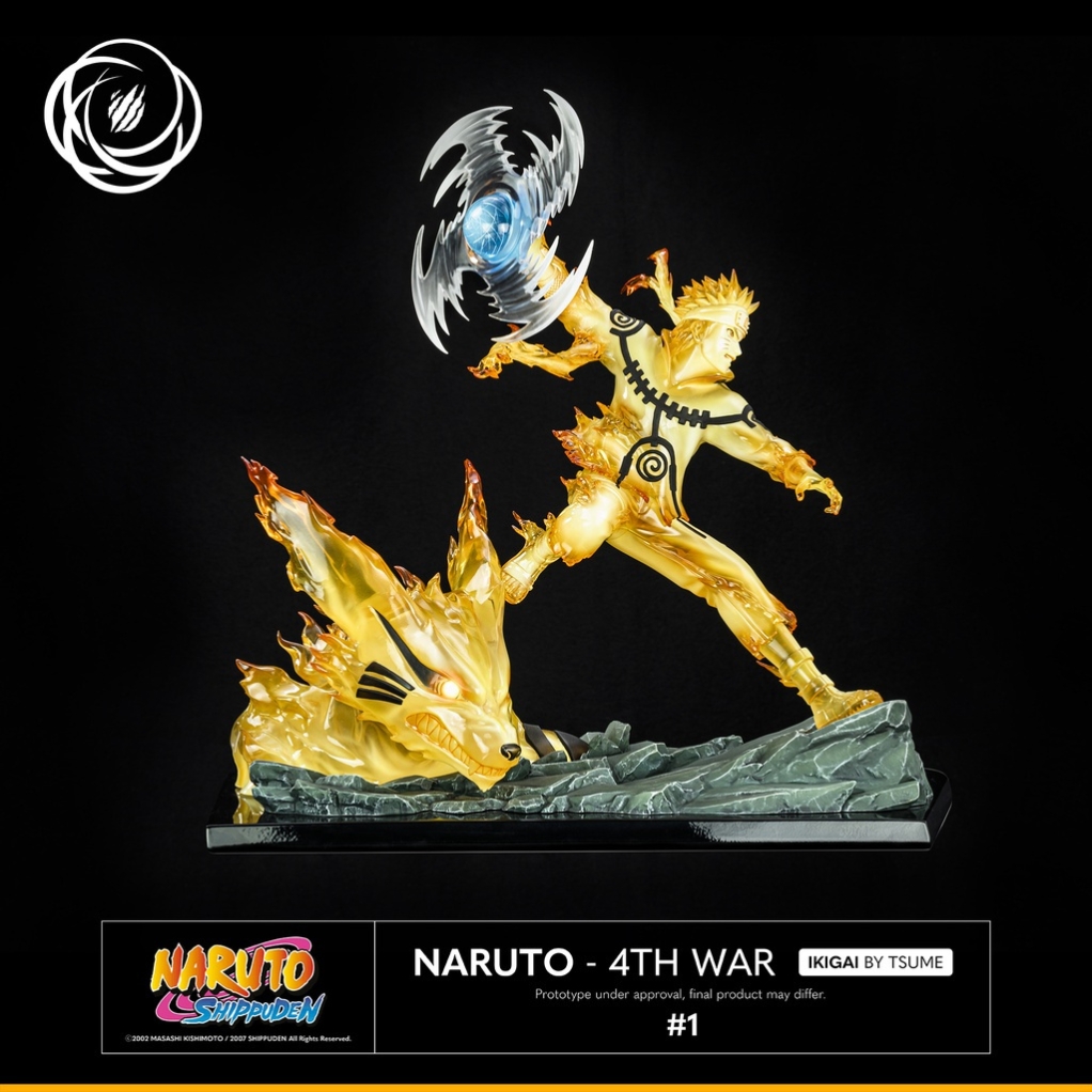 TSUME ART NARUTO & Sasuke Uchiha - Fourth Great Ninja War - Ikigai EUR
