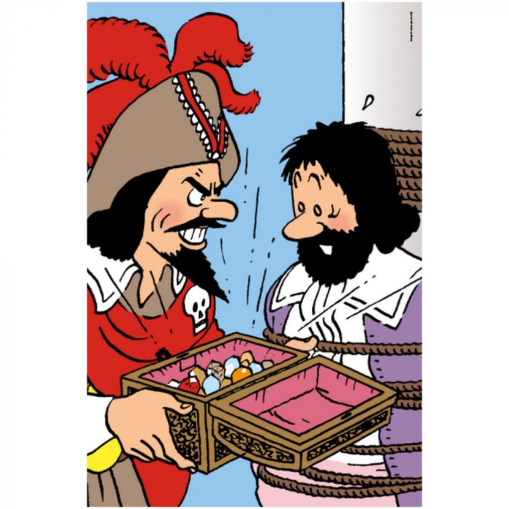 Puzzle Tintin - Le trésor de Rackam - 24 pièces + 1 poster - secondaire-1