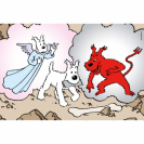 Puzzle Tintin - Milou, Mi-Ange Mi-Démon - 60 pièces + 1 poster - secondaire-1