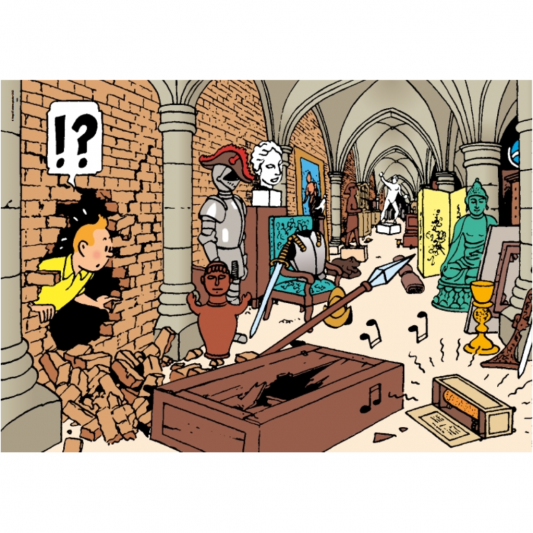 Puzzle Tintin - Le trésor - 500 pièces + 1 poster - secondaire-1