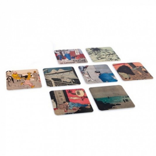 Tintin - Etui de 8 sous-verres - Petit Vingtième - secondaire-1
