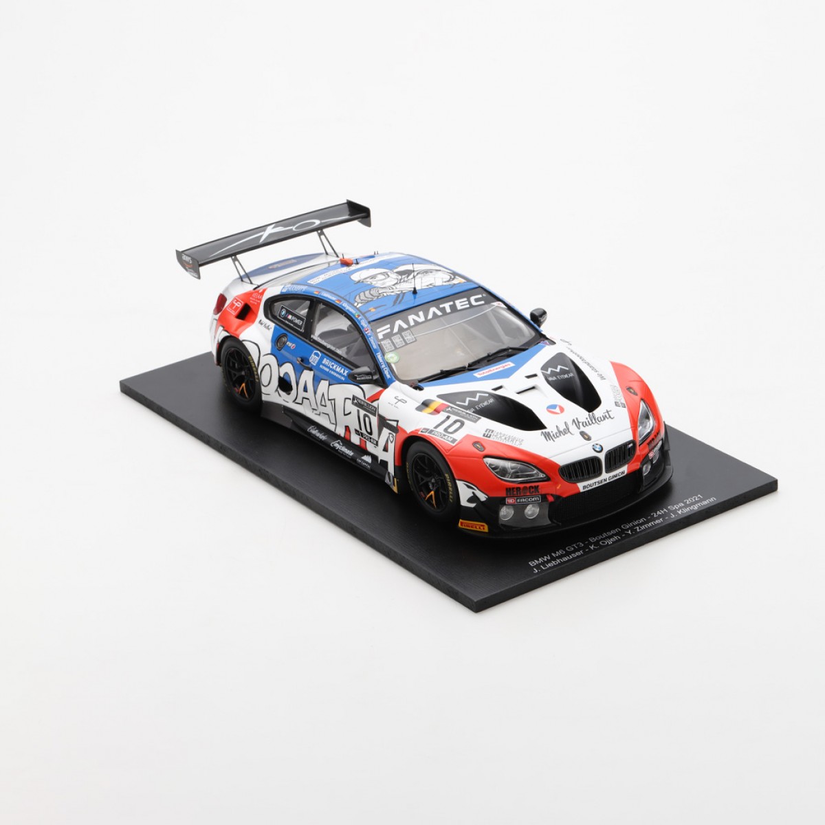 Les Véhicules de course Michel Vaillant, au 1/18ème, La BMW M6 GT3 ...