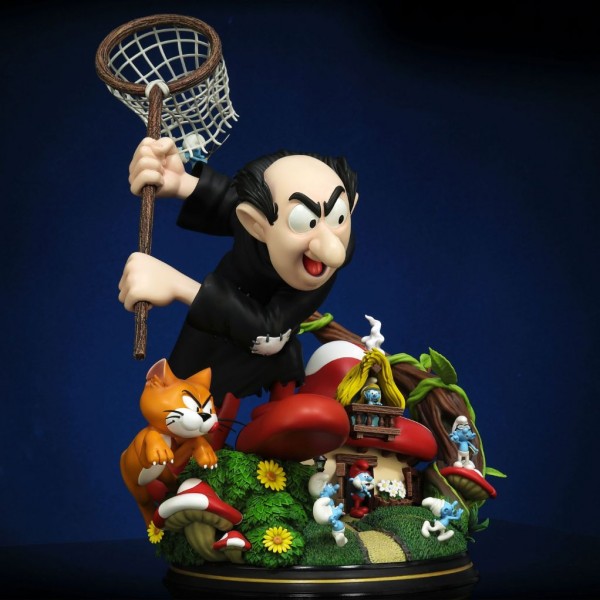Figurine Gargamel et les Schtroumpfs, Cartoon Kingdom & Pixi