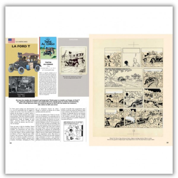 Tintin et les autos américaines - Les voitures de légendes