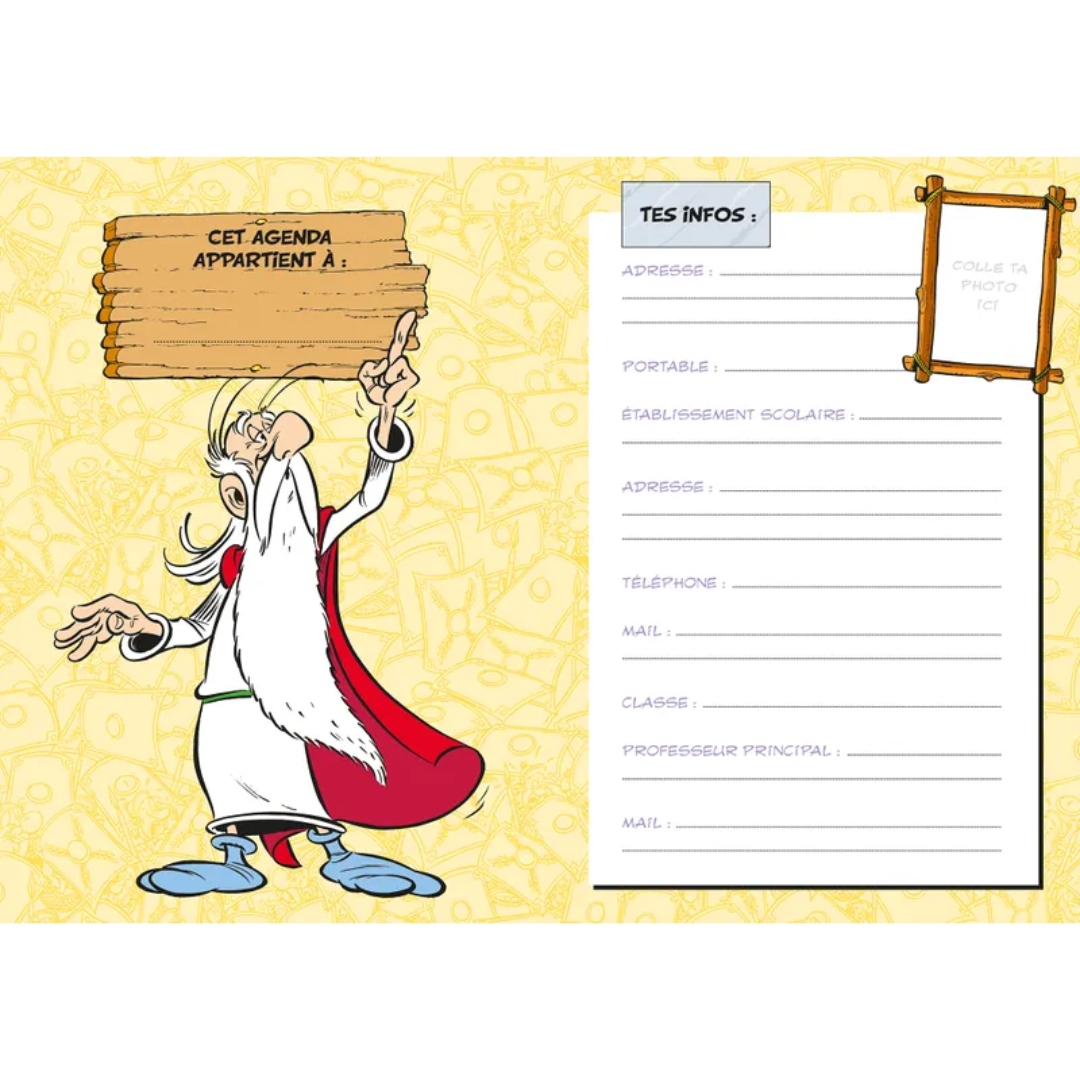 Agenda Astérix 2026/2027 - secondaire-1
