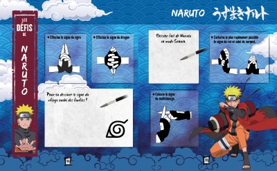 NARUTO SHIPPUDEN, le grand livre de quiz et de jeux - secondaire-1