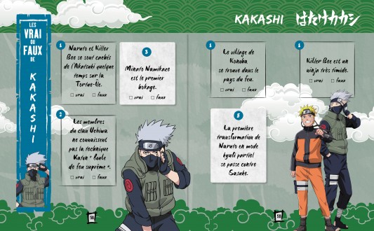 NARUTO SHIPPUDEN, le grand livre de quiz et de jeux - secondaire-3