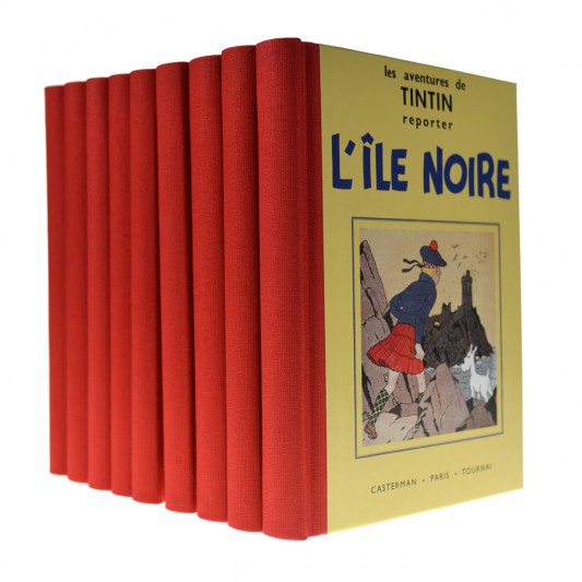 TINTIN, COFFRET MINI-ALBUMS NOIR ET BLANC - secondaire-1