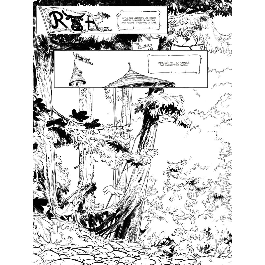 Le Château des Animaux - Intégrale T1 & T2 N&B - secondaire-1