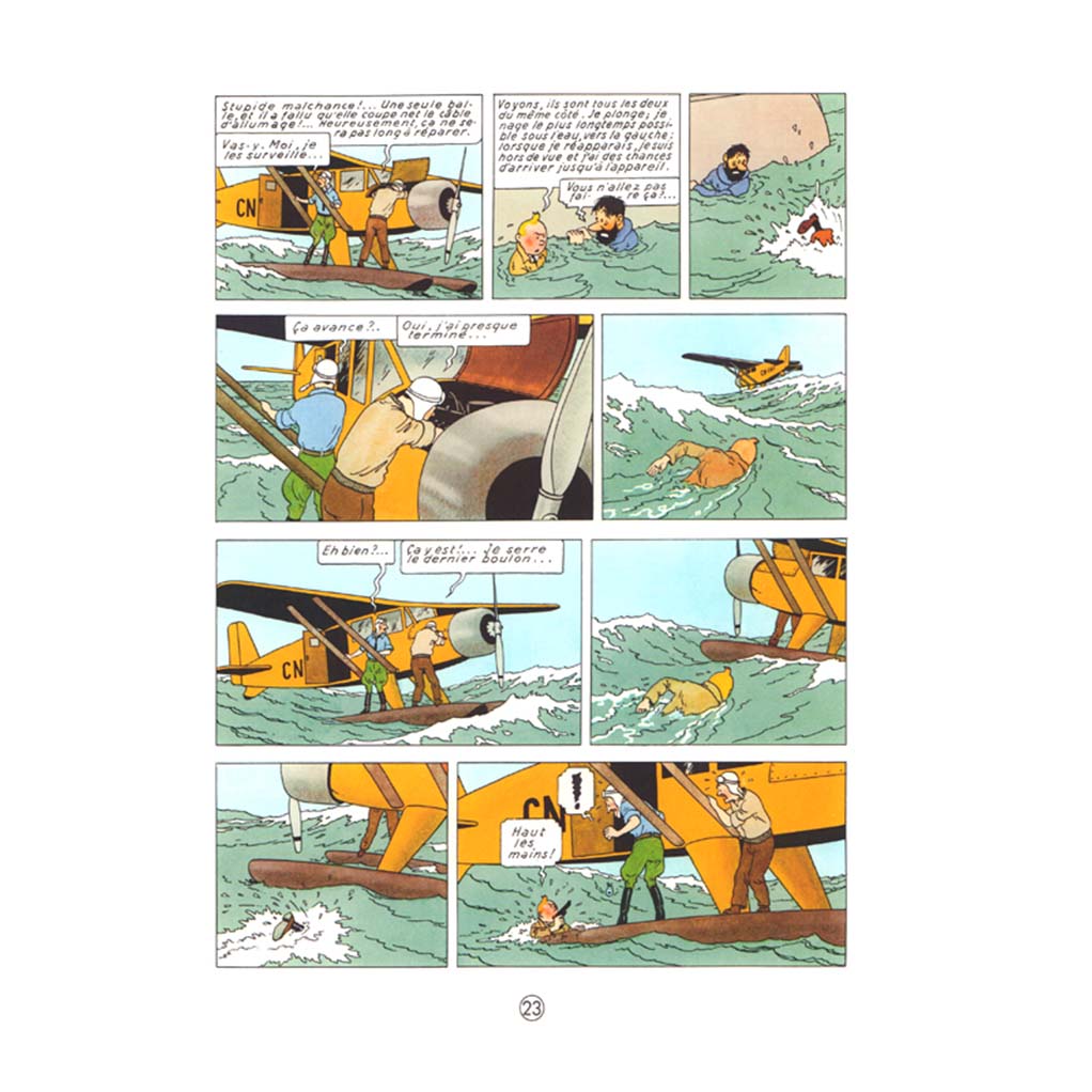 Tintin, Le Crabe aux pinces d'or : édition spéciale 80 ans - secondaire-1