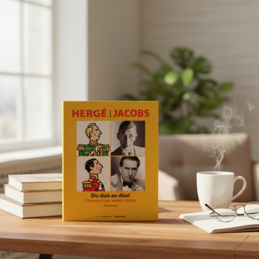 Beau Livre - Hergé-Jacobs du duo au duel (L'histoire d’une amitié créative) - secondaire-1