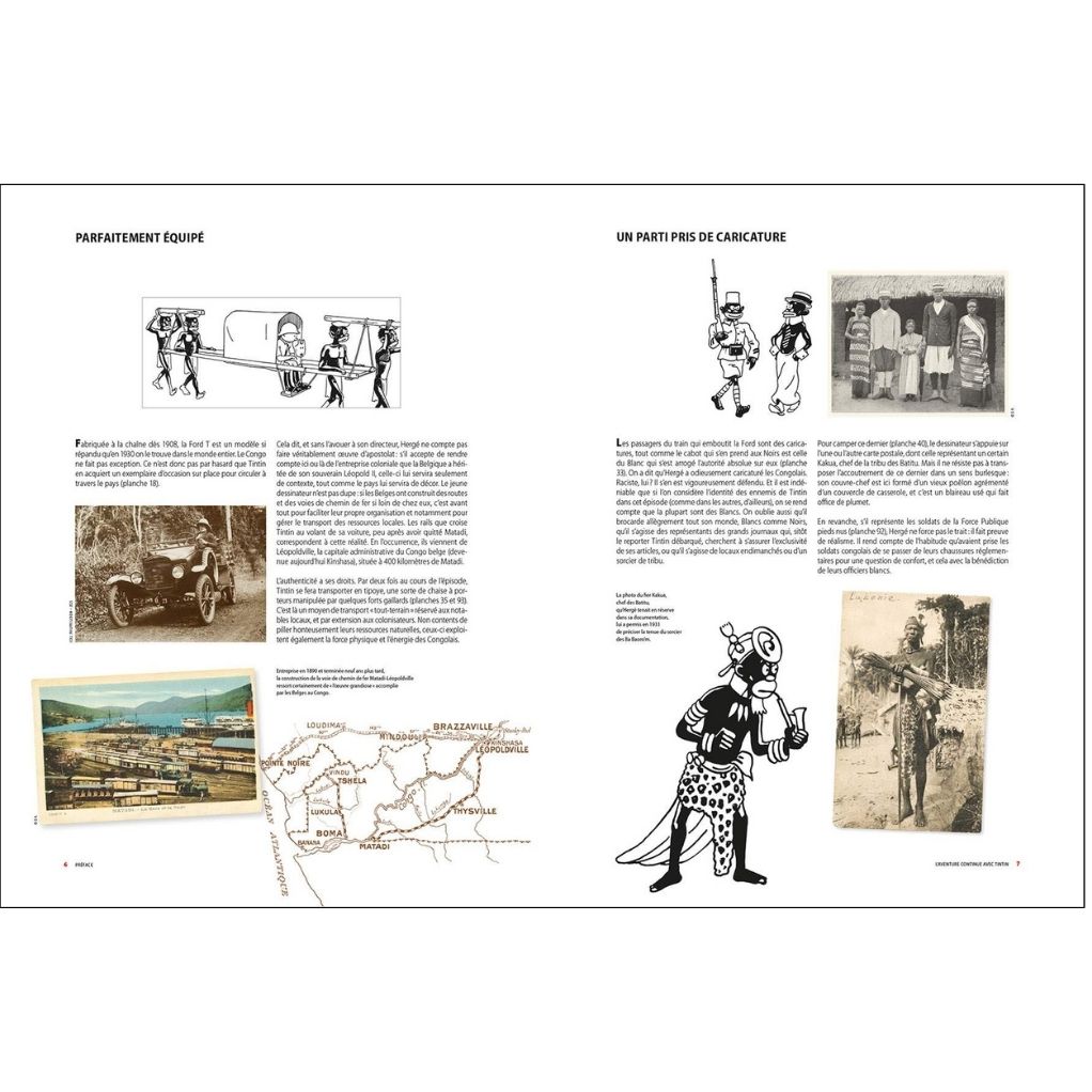 Tintin au Congo - Édition Petit Vingtième colorisée - secondaire-2