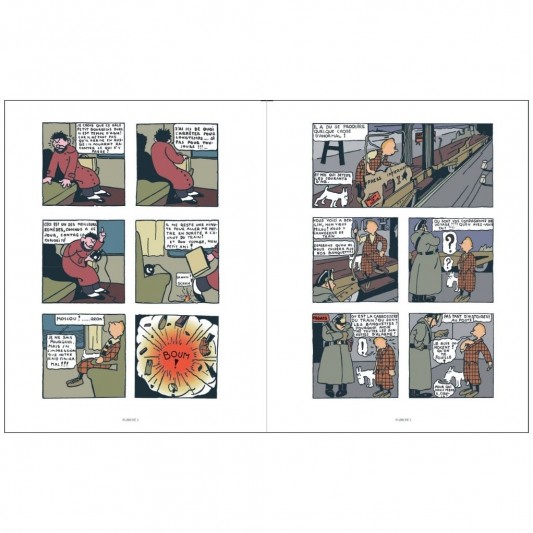 Tintin au pays des Soviets - Édition Petit Vingtième colorisée - secondaire-3