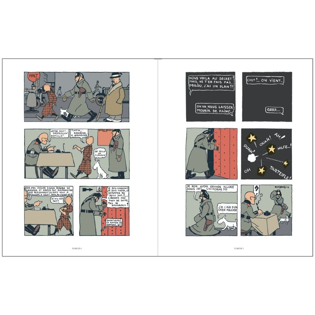 Tintin au pays des Soviets - Édition Petit Vingtième colorisée - secondaire-4