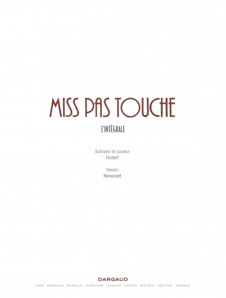 Miss Pas touche - Intégrale - secondaire-1