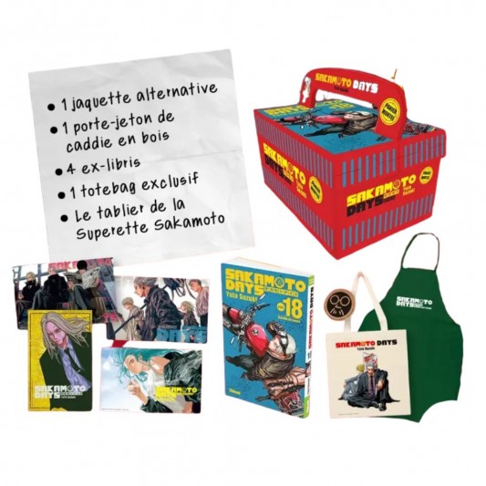 Sakamoto days - Tome 18 - Édition panier mortel - secondaire-1