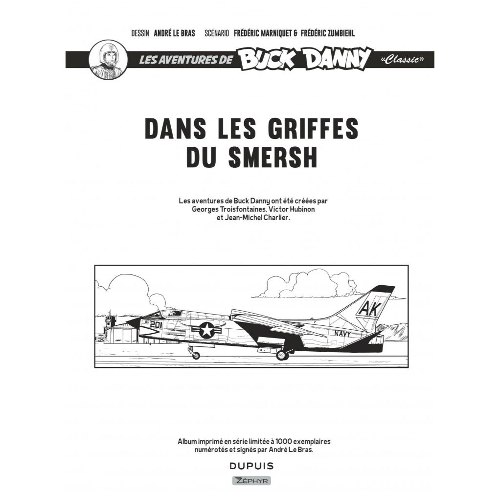 Buck Danny Classic, intégrale 9 et 10, dans les griffes du Smersh, édition collector N&B - secondaire-1
