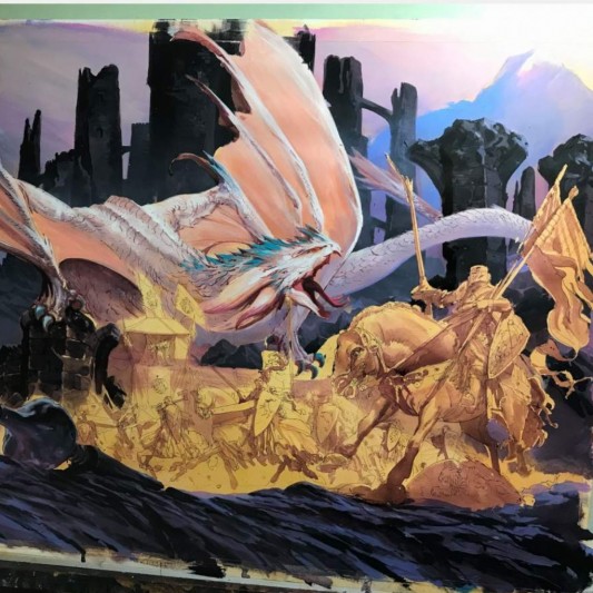 Tirage d'Art - In Nomine Dragonis - Ronan Toulhoat - secondaire-6