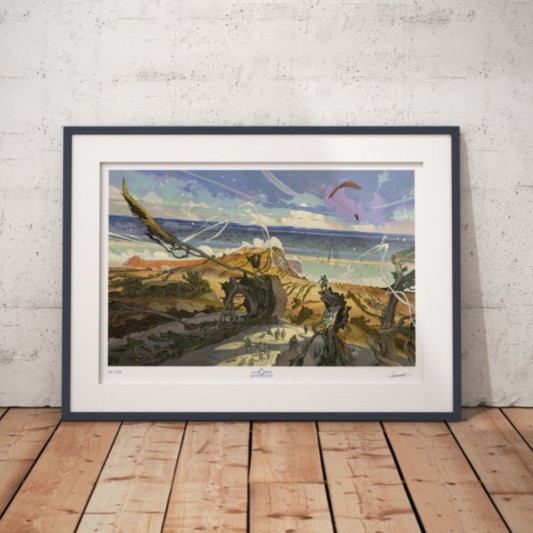 Tirage d'art La Horde du Contrevent - A l'ombre des forêts linéaires - secondaire-1