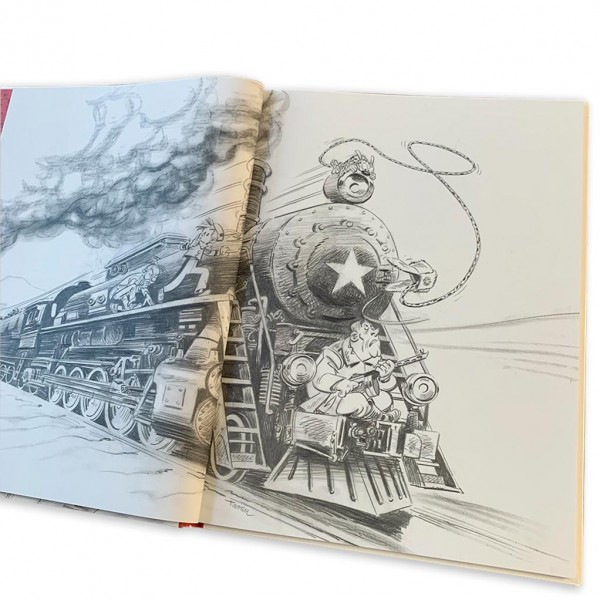 Luxury print Sprirou et Fantasio, Spirou chez les Soviets, sketched version