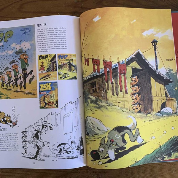 Deluxe black & white edition, Lucky Luke, Sur la piste des Dalton