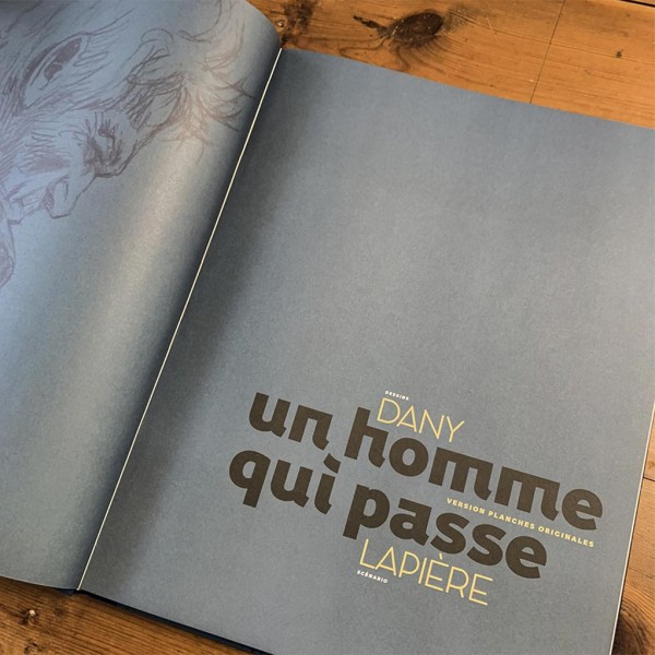 Luxury print  Un Homme qui passe, by Dany and Lapière