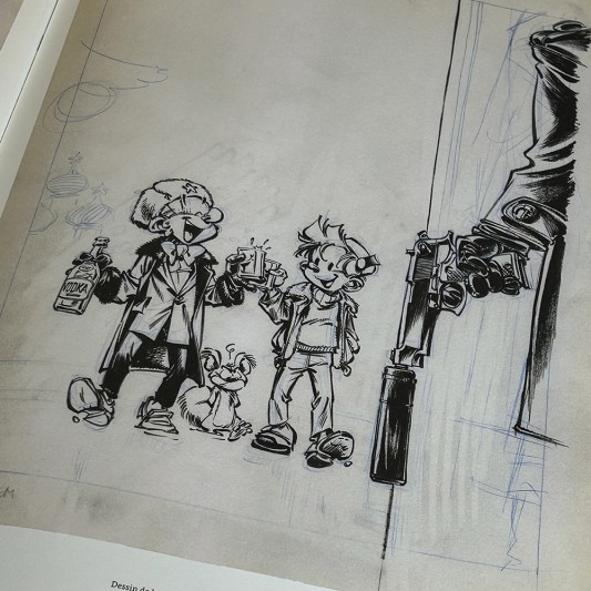 Tirage de luxe Spirou et Fantasio, Spirou à Moscou, éditions Black & White - secondaire-14