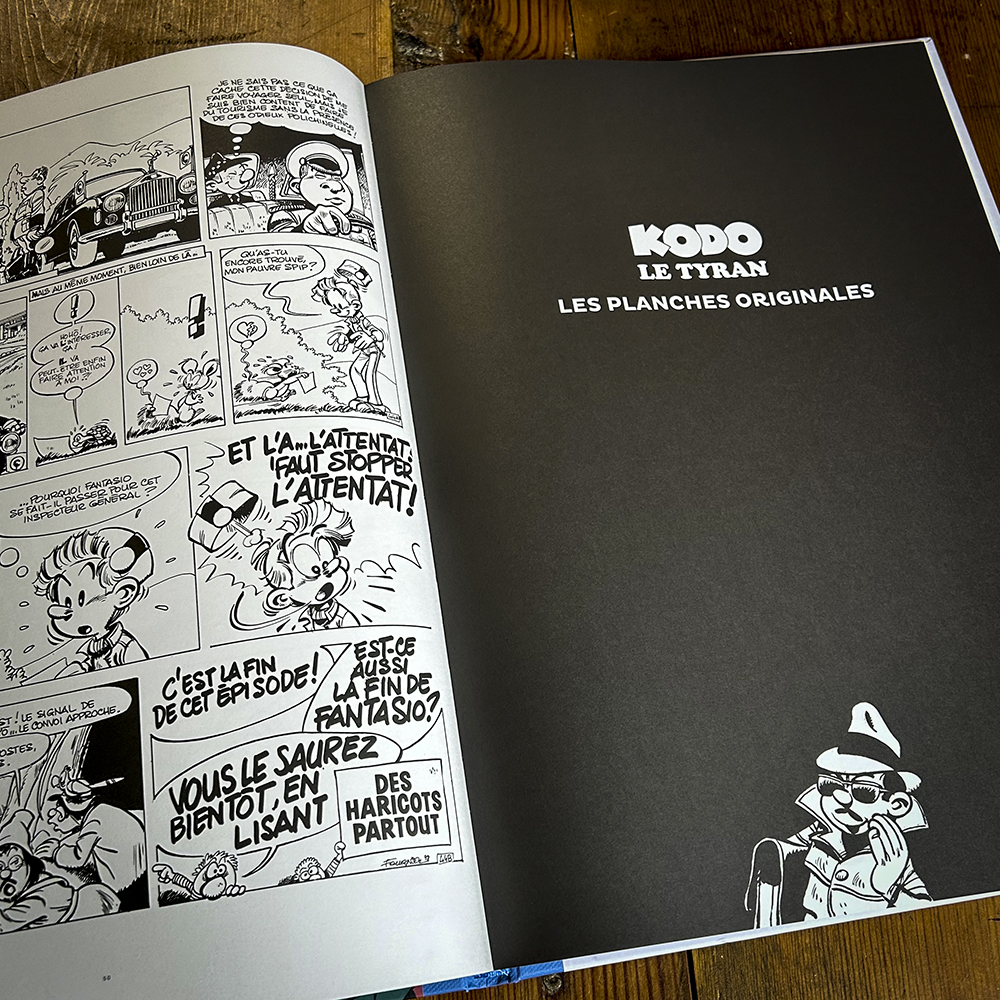 Tirage de luxe Spirou et Fantasio, Kodo le tyran, éditions Black & White - secondaire-6