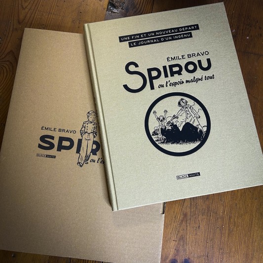 Tirage de luxe Spirou d'Emile Bravo, tome 5, Spirou l'espoir malgré tout, tome 5, éditions Black & White - secondaire-1