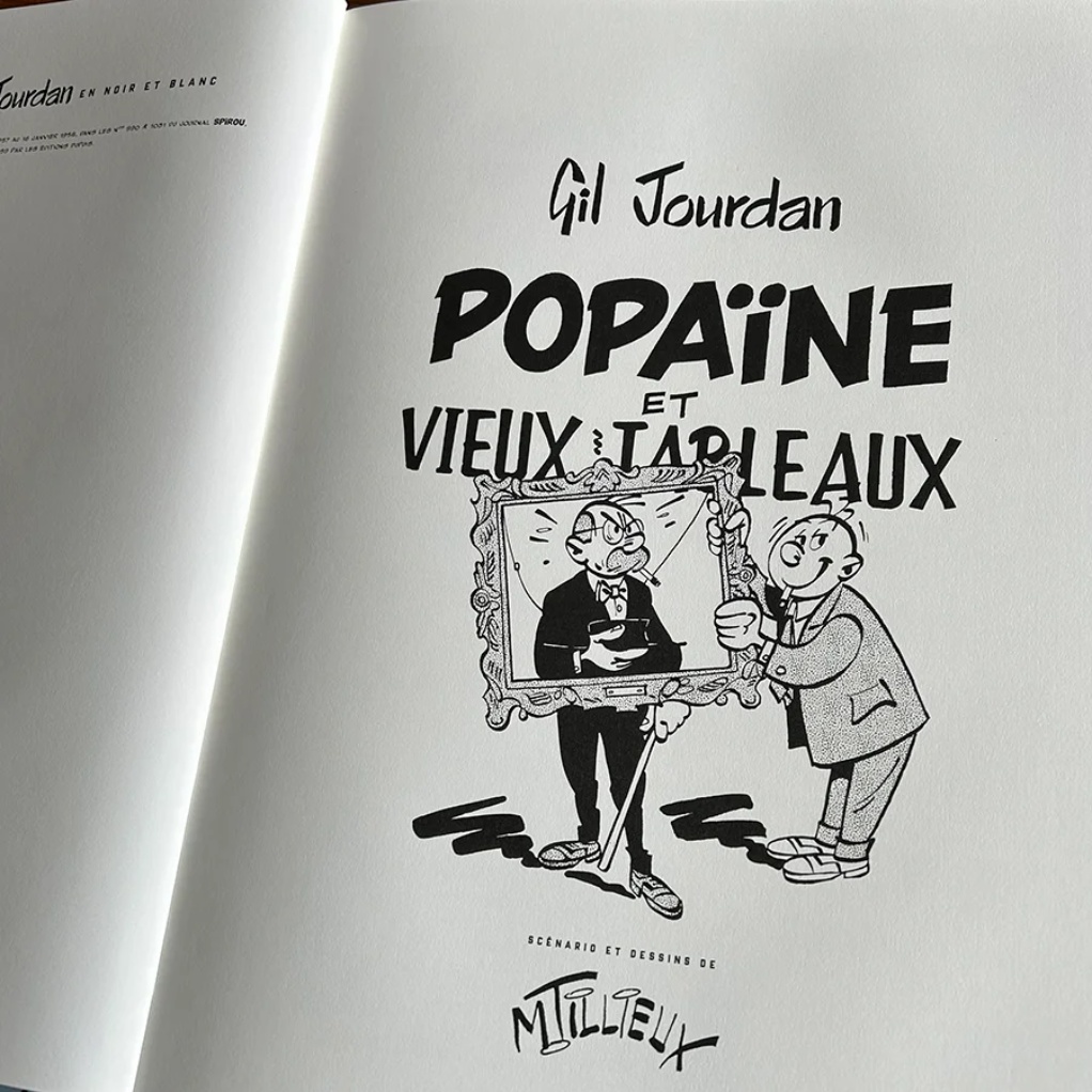 Tirage de Luxe - Gil Jourdan N&B Vol.2 - Popaïne et vieux tableaux - secondaire-3