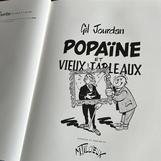Tirage de Luxe - Gil Jourdan N&B Vol.2 - Popaïne et vieux tableaux - secondaire-3