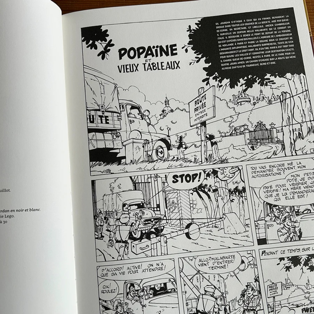 Tirage de Luxe - Gil Jourdan N&B Vol.2 - Popaïne et vieux tableaux - secondaire-4