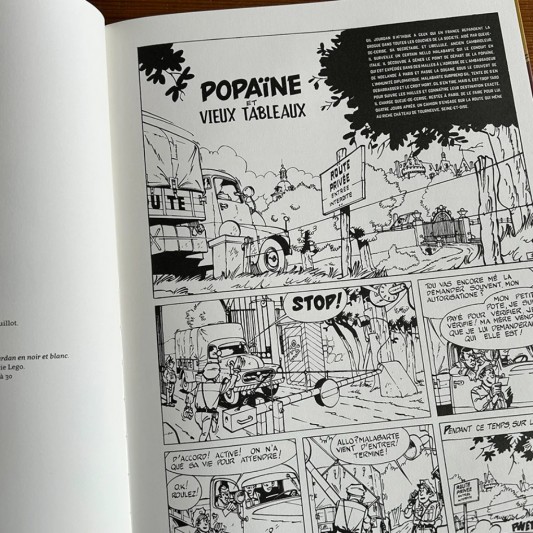 Tirage de Luxe - Gil Jourdan N&B Vol.2 - Popaïne et vieux tableaux - secondaire-4