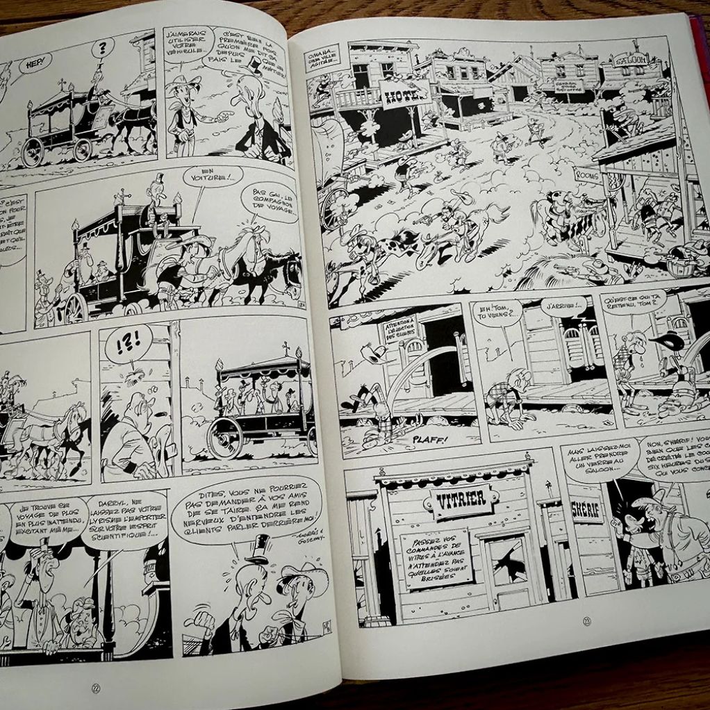 Tirage de luxe Lucky Luke - Les collines noires - secondaire-5