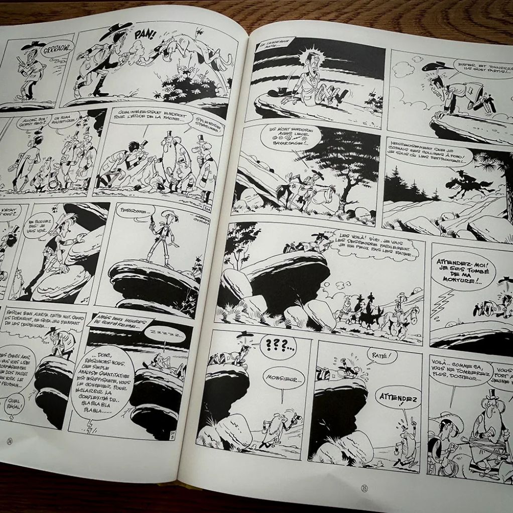 Tirage de luxe Lucky Luke - Les collines noires - secondaire-6