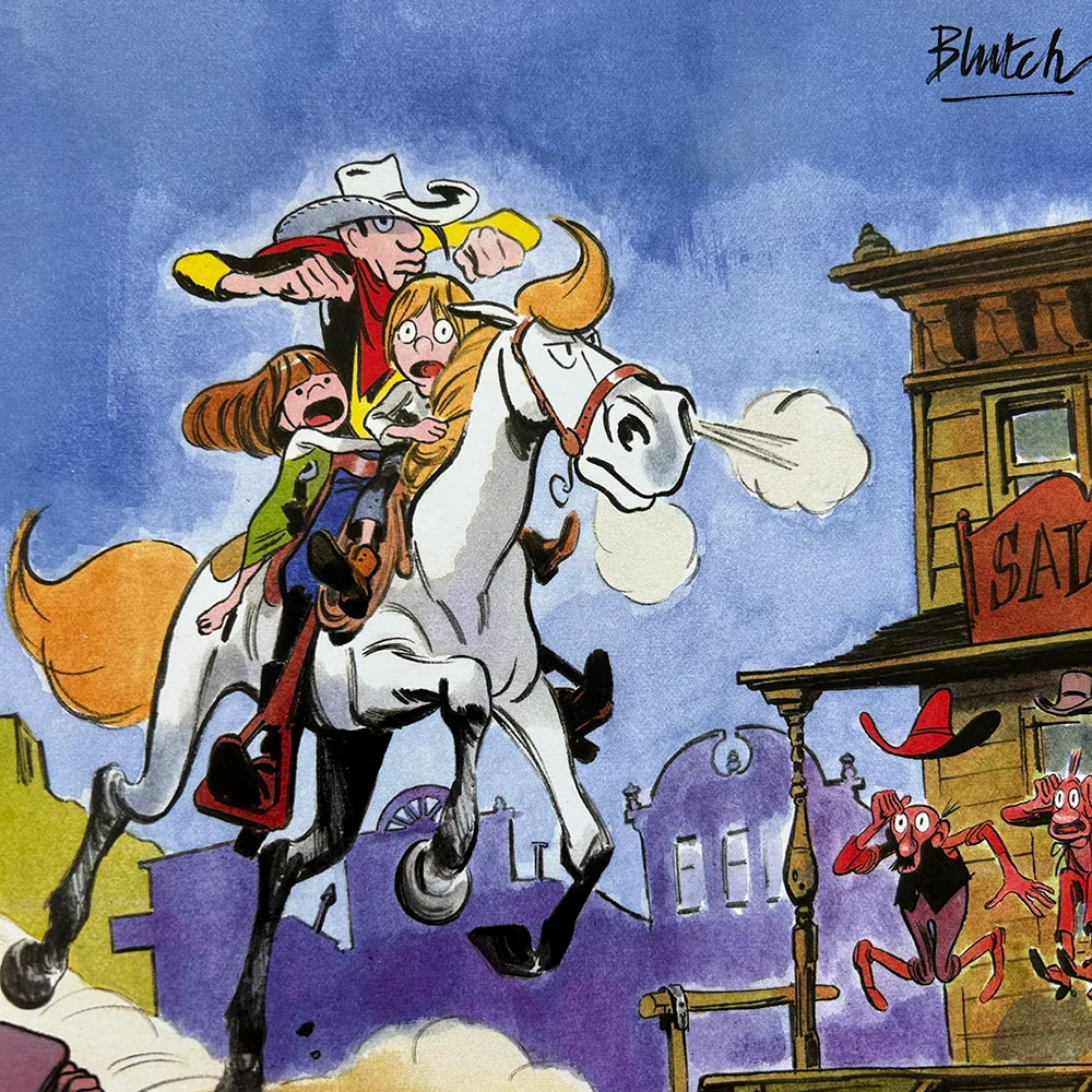 4ème de couverture - Lucky Luke Les Indomptés - secondaire-1