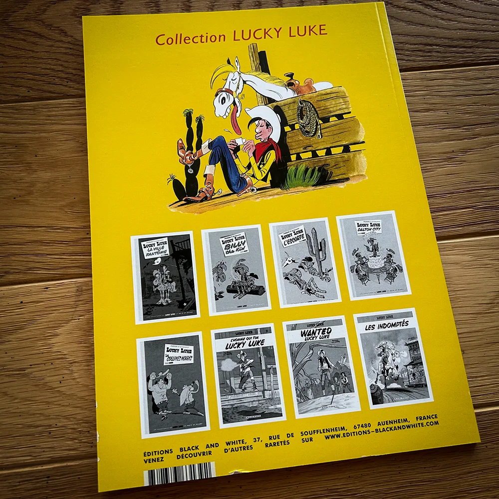 4ème de couverture - Lucky Luke Les Indomptés - secondaire-2